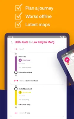 Delhi Metro android App screenshot 9