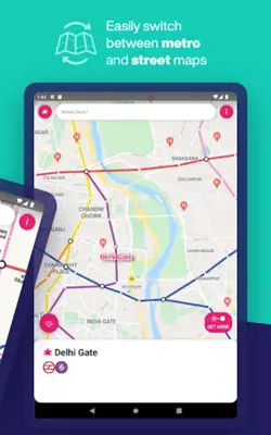 Delhi Metro android App screenshot 10