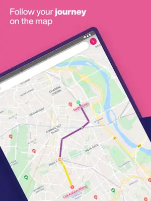 Delhi Metro android App screenshot 2
