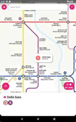 Delhi Metro android App screenshot 6